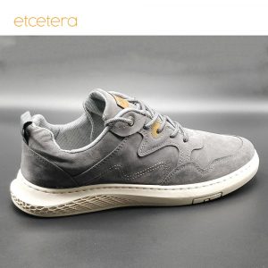 Light Weight Outdoor Leather Casual Shoe - Gray